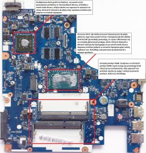 Lenovo G50-70 płyta główna ACLU1/ACLU2 NM-A271 Rev 1.0. Wersja z grafiką dedykowaną Radeon.